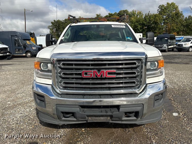 image for item YA5140 2016 GMC Sierra 3500HD Crew Cab utility bed pickup truck