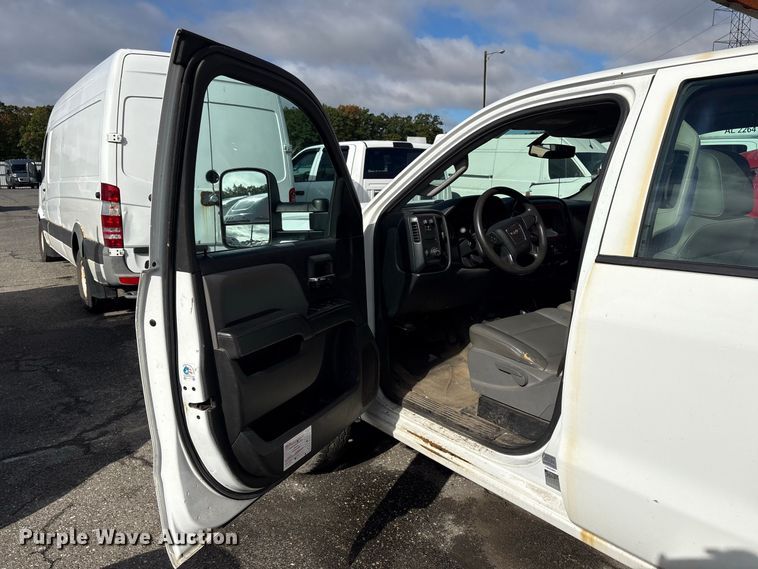 image for item YA5140 2016 GMC Sierra 3500HD Crew Cab utility bed pickup truck