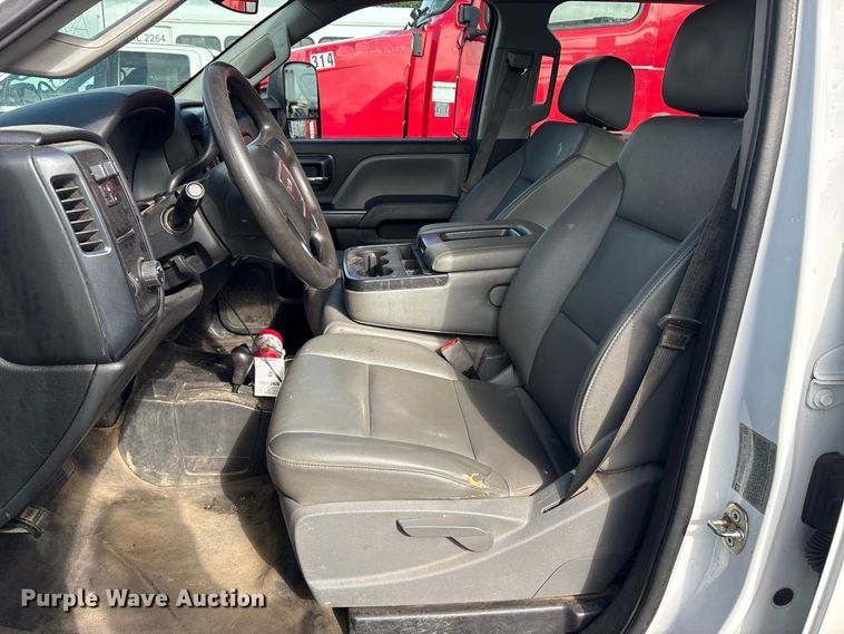image for item YA5140 2016 GMC Sierra 3500HD Crew Cab utility bed pickup truck