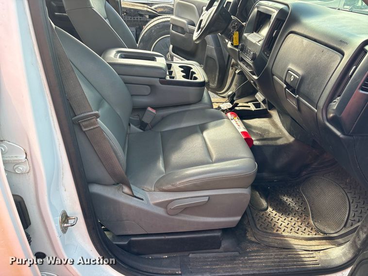 image for item YA5140 2016 GMC Sierra 3500HD Crew Cab utility bed pickup truck