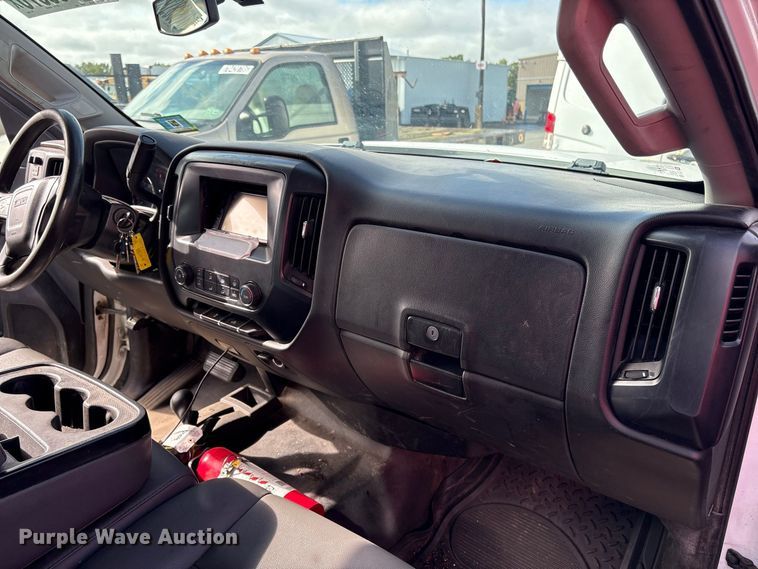 image for item YA5140 2016 GMC Sierra 3500HD Crew Cab utility bed pickup truck