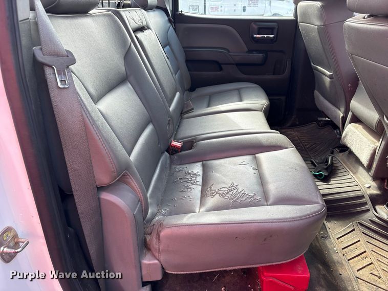 image for item YA5140 2016 GMC Sierra 3500HD Crew Cab utility bed pickup truck