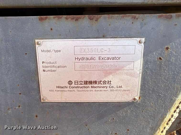 image for item YA5194 2006 Hitachi ZX350LC-3 excavator