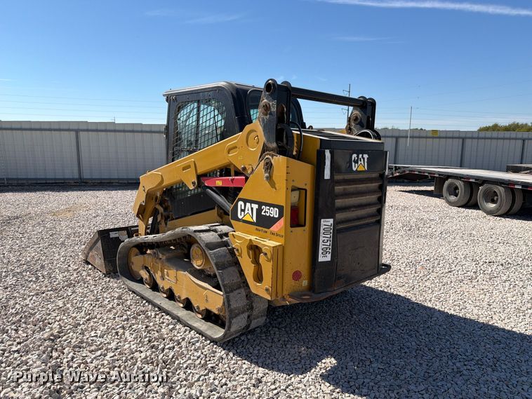 image for item YA5277 2019 Caterpillar 259D tracked skid steer loader