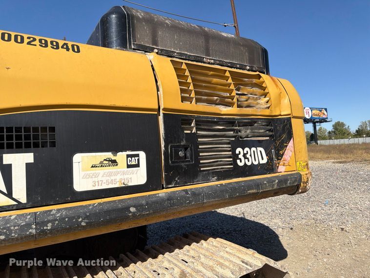 image for item YA5293 2007 Caterpillar 330D L excavator