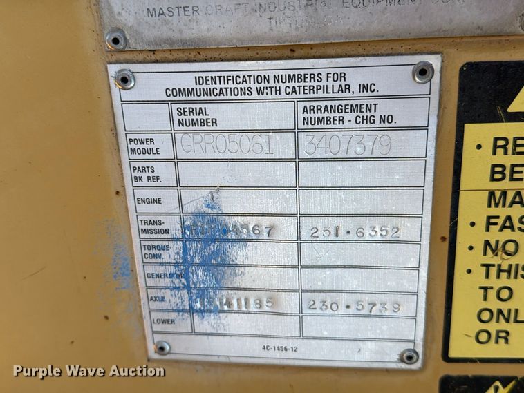 image for item YA5359 2016 Mastercraft MC0811126 forklift