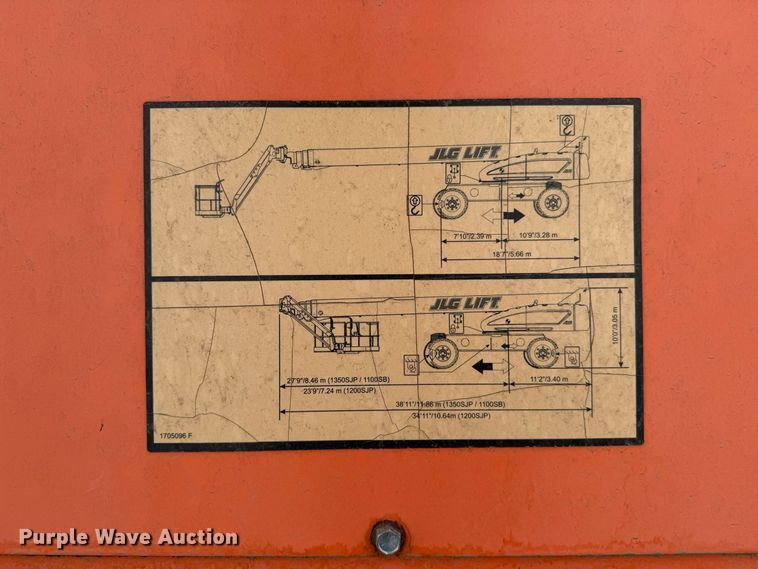 image for item YA5658 2007 JLG 1350SJP boom lift