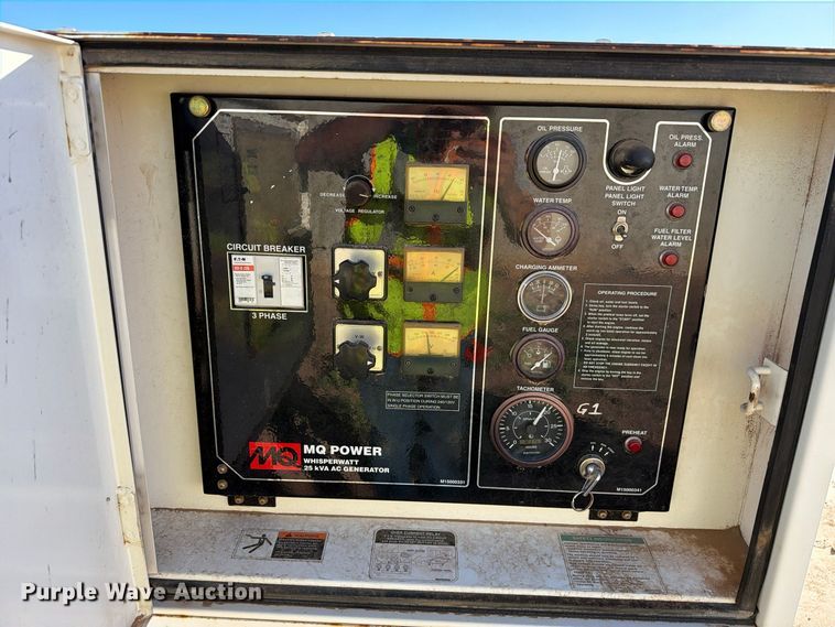 image for item YA5792 2012 Multiquip DCA-25SSIU3 generator