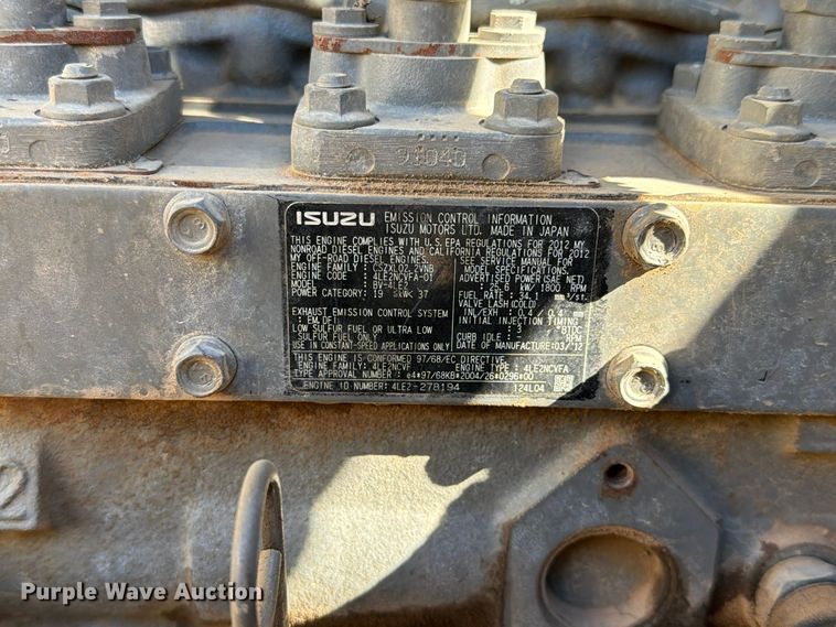 image for item YA5792 2012 Multiquip DCA-25SSIU3 generator