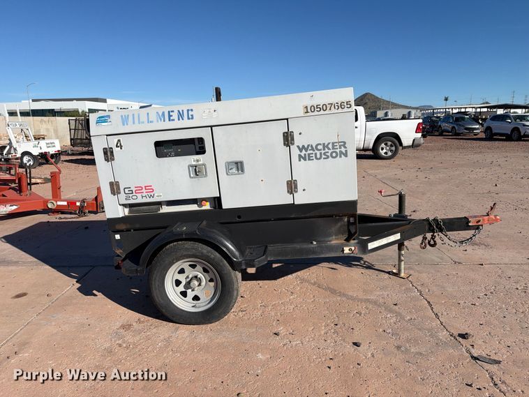 image for item YA5793 2016 Wacker Neuson G25 generator