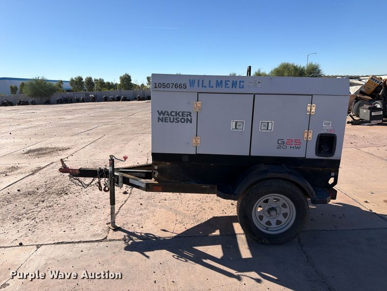 image for item YA5793 2016 Wacker Neuson G25 generator