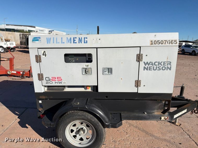 image for item YA5793 2016 Wacker Neuson G25 generator