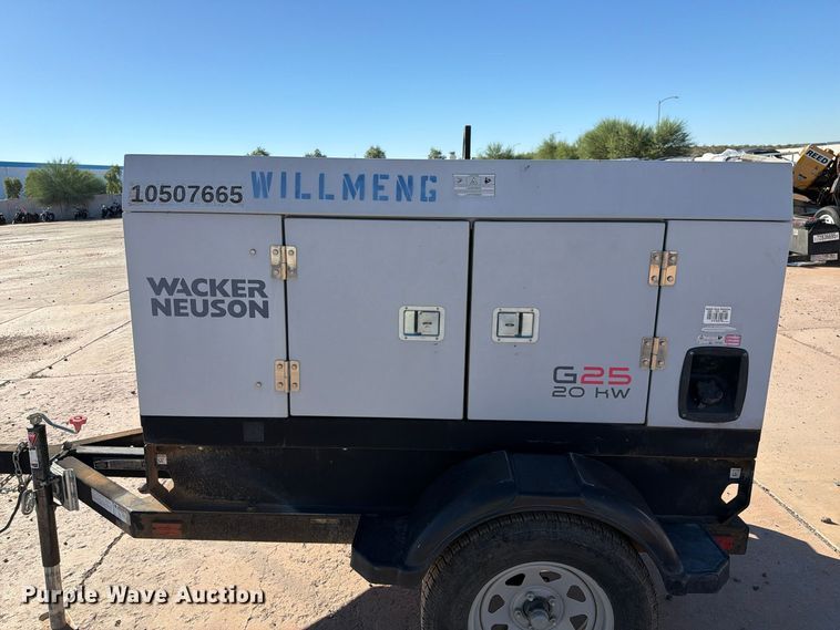image for item YA5793 2016 Wacker Neuson G25 generator