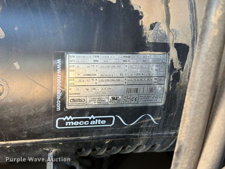 image for item YA5793 2016 Wacker Neuson G25 generator