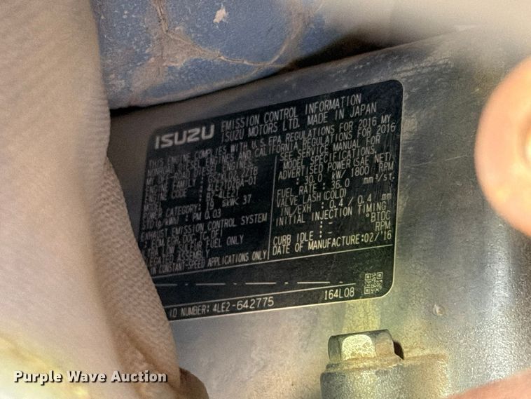 image for item YA5793 2016 Wacker Neuson G25 generator