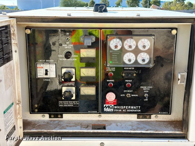 image for item YA5794 2014 Multiquip DCA-25SSIU4F generator