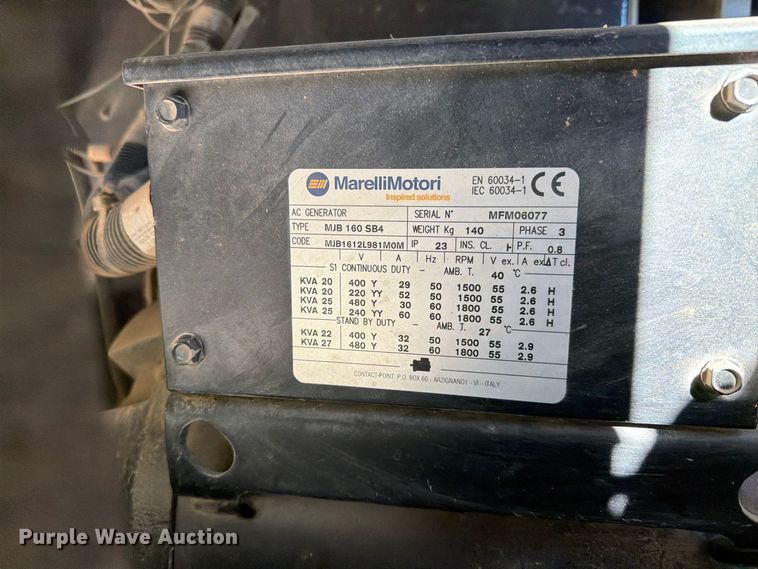 image for item YA5795 2018 Doosan G25WD0-T4F generator