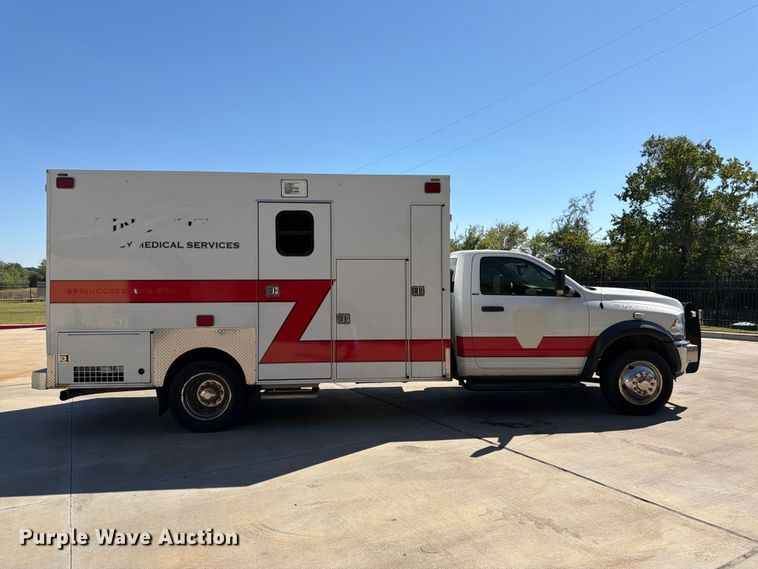 image for item DT3087 2015 RAM 4500 ambulance