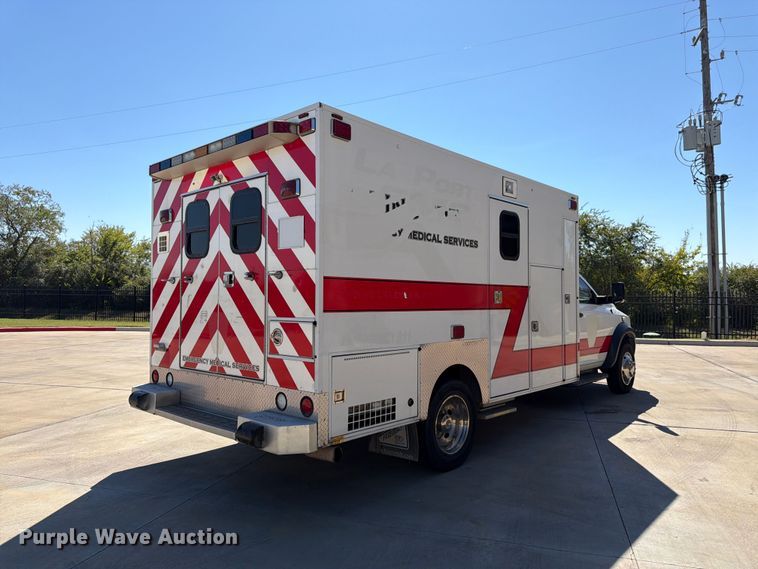 image for item DT3087 2015 RAM 4500 ambulance