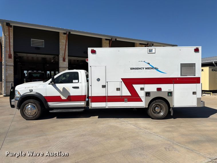 image for item DT3087 2015 RAM 4500 ambulance