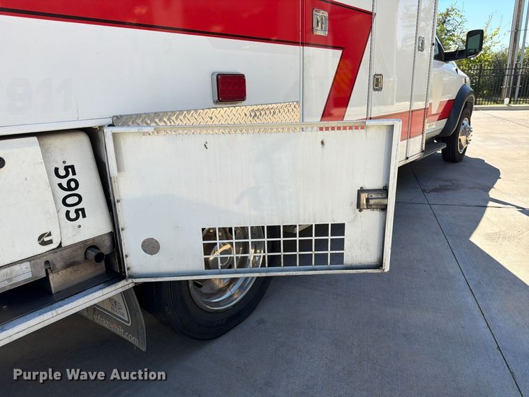 image for item DT3087 2015 RAM 4500 ambulance