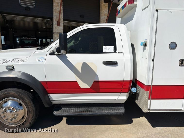 image for item DT3087 2015 RAM 4500 ambulance