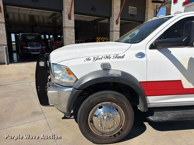 image for item DT3087 2015 RAM 4500 ambulance