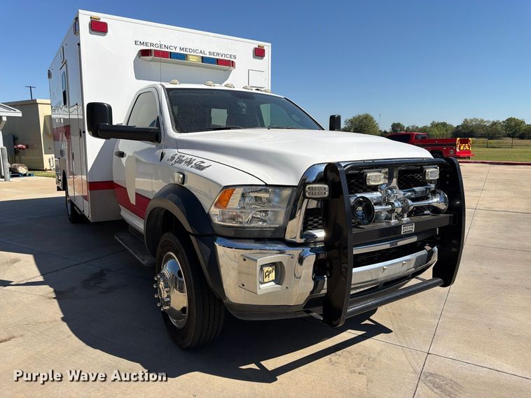image for item DT3087 2015 RAM 4500 ambulance