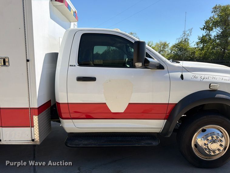 image for item DT3087 2015 RAM 4500 ambulance