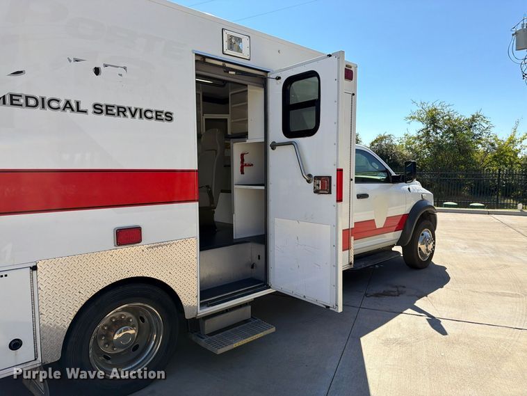 image for item DT3087 2015 RAM 4500 ambulance