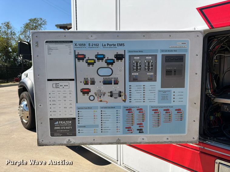 image for item DT3087 2015 RAM 4500 ambulance