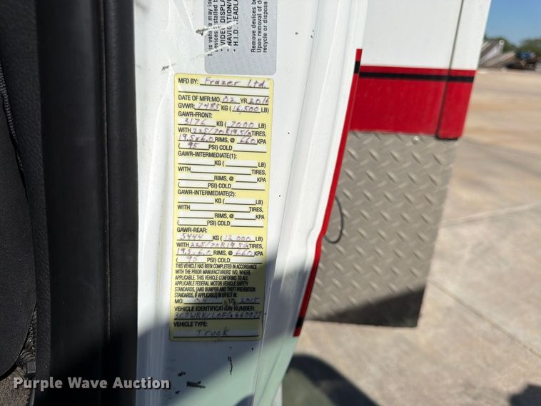 image for item DT3087 2015 RAM 4500 ambulance