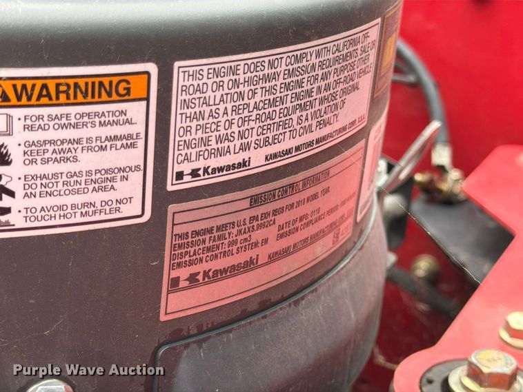 image for item DT3093 2018 Country Clipper 3572KAT-1525 ZTR lawn mower