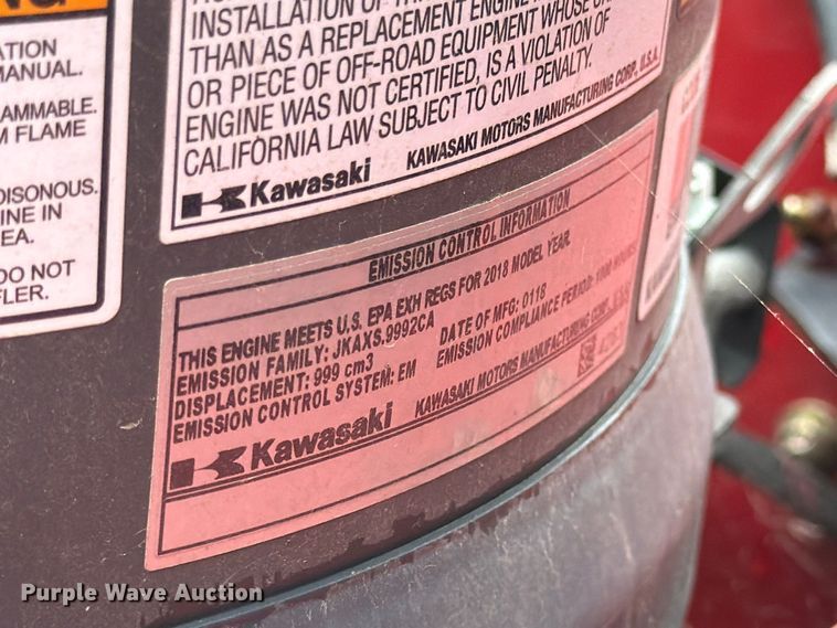 image for item DT3093 2018 Country Clipper 3572KAT-1525 ZTR lawn mower