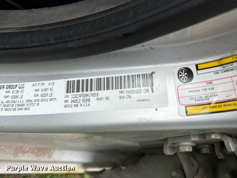 image for item DT3101 2010 Chrysler Sebring 