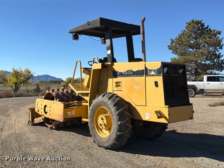image for item ED0224 1996 Caterpillar CP-433C single drum vibratory padfoot roller