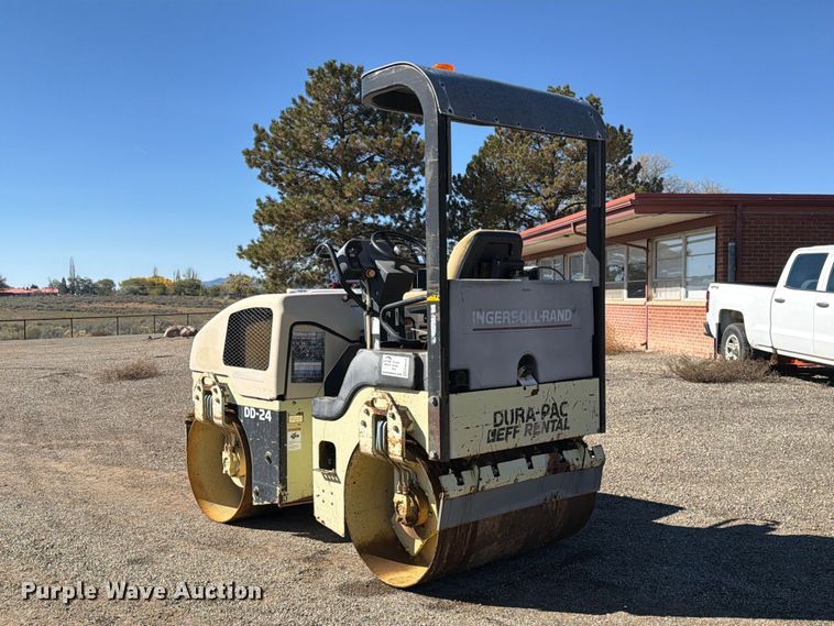 image for item ED0228 2000 Ingersoll-Rand DD-24 double drum vibratory roller