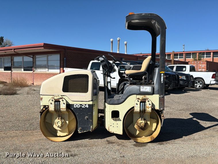 image for item ED0228 2000 Ingersoll-Rand DD-24 double drum vibratory roller