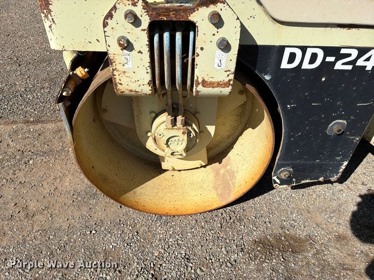 image for item ED0228 2000 Ingersoll-Rand DD-24 double drum vibratory roller