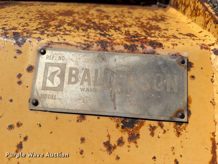 image for item ED0233 (2) Balderson BWH-12 motor grader wing blades