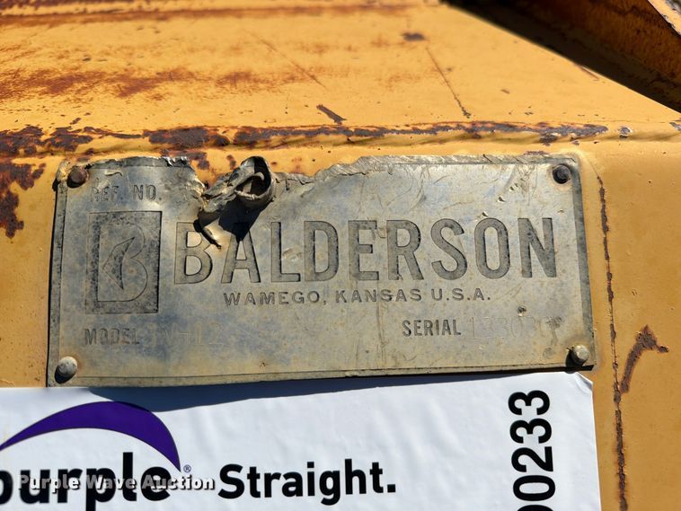 image for item ED0233 (2) Balderson BWH-12 motor grader wing blades