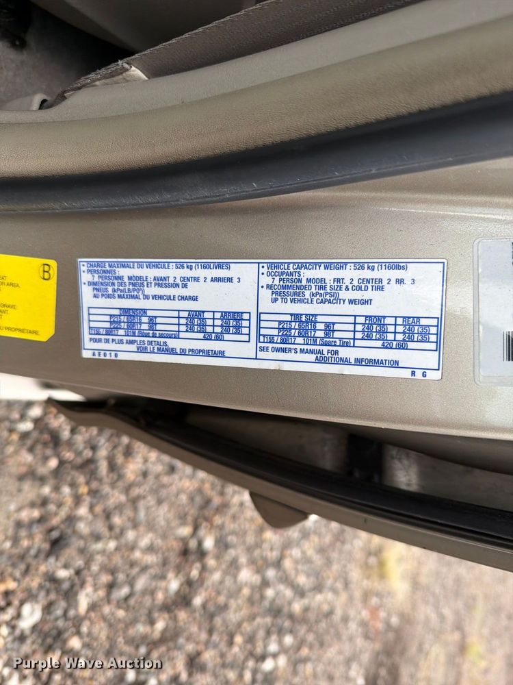 image for item EI7828 2004 Toyota Sienna van