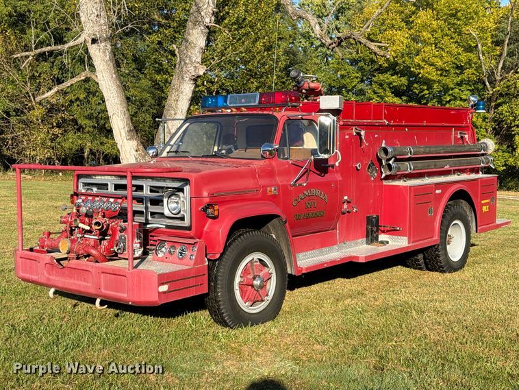 image for item ER3323 1980 GMC 7000 fire truck