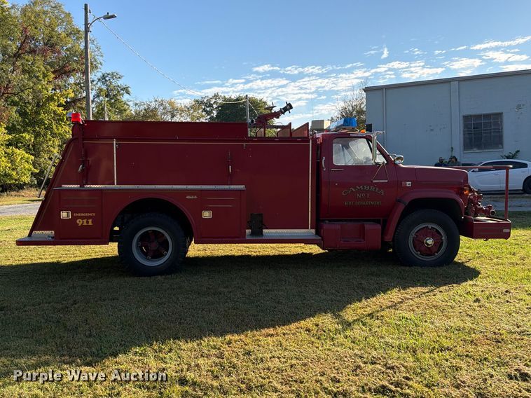 image for item ER3323 1980 GMC 7000 fire truck