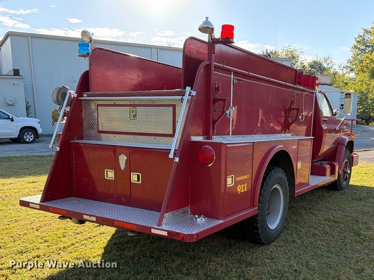 image for item ER3323 1980 GMC 7000 fire truck
