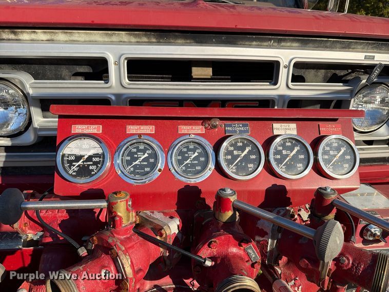 image for item ER3323 1980 GMC 7000 fire truck