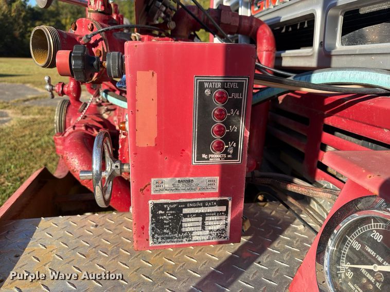 image for item ER3323 1980 GMC 7000 fire truck