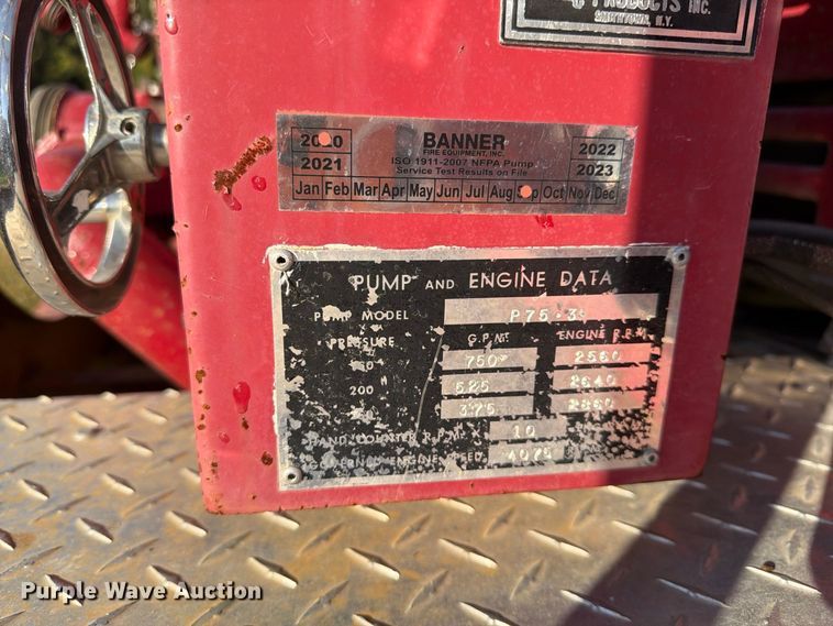 image for item ER3323 1980 GMC 7000 fire truck