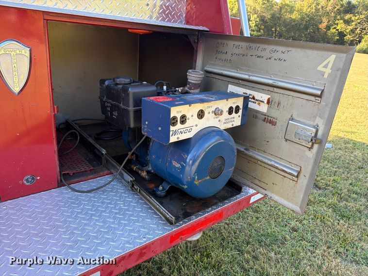 image for item ER3323 1980 GMC 7000 fire truck
