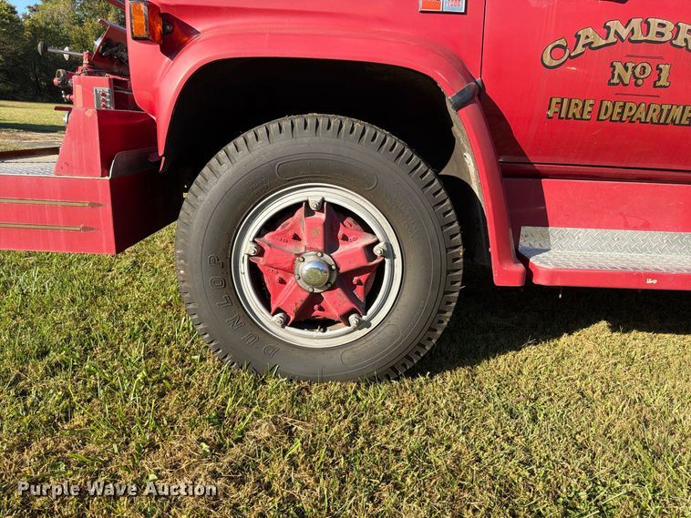 image for item ER3323 1980 GMC 7000 fire truck